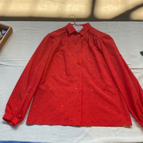 Vintage Lanvin Silk shirt - Picture 1 of 6